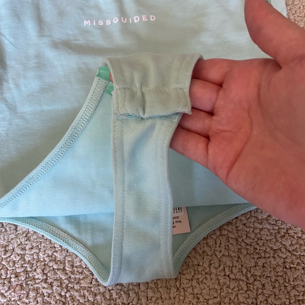 🌸 Missguided 🌸 pastel coloured bodysuit - Picture 6 of 8